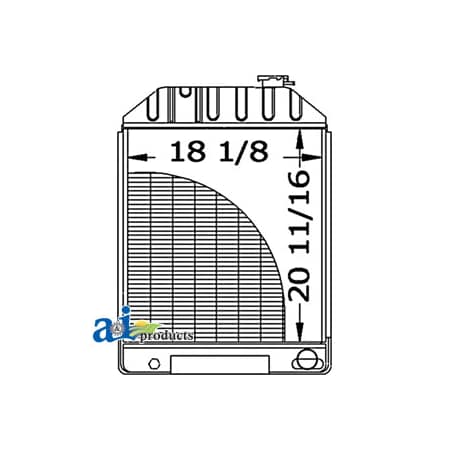 A & I Products Radiator 33" x23" x10" A-9828738